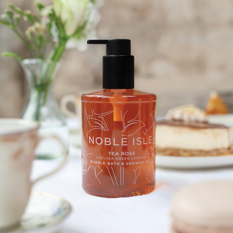 Noble Isle Tea Rose Bath & Shower Gel | Luxury Body Wash for Women with Fine British Fragrance Oils | Vegan Body Wash & Paraben Free Body Wash (8.45 oz) - Image 5